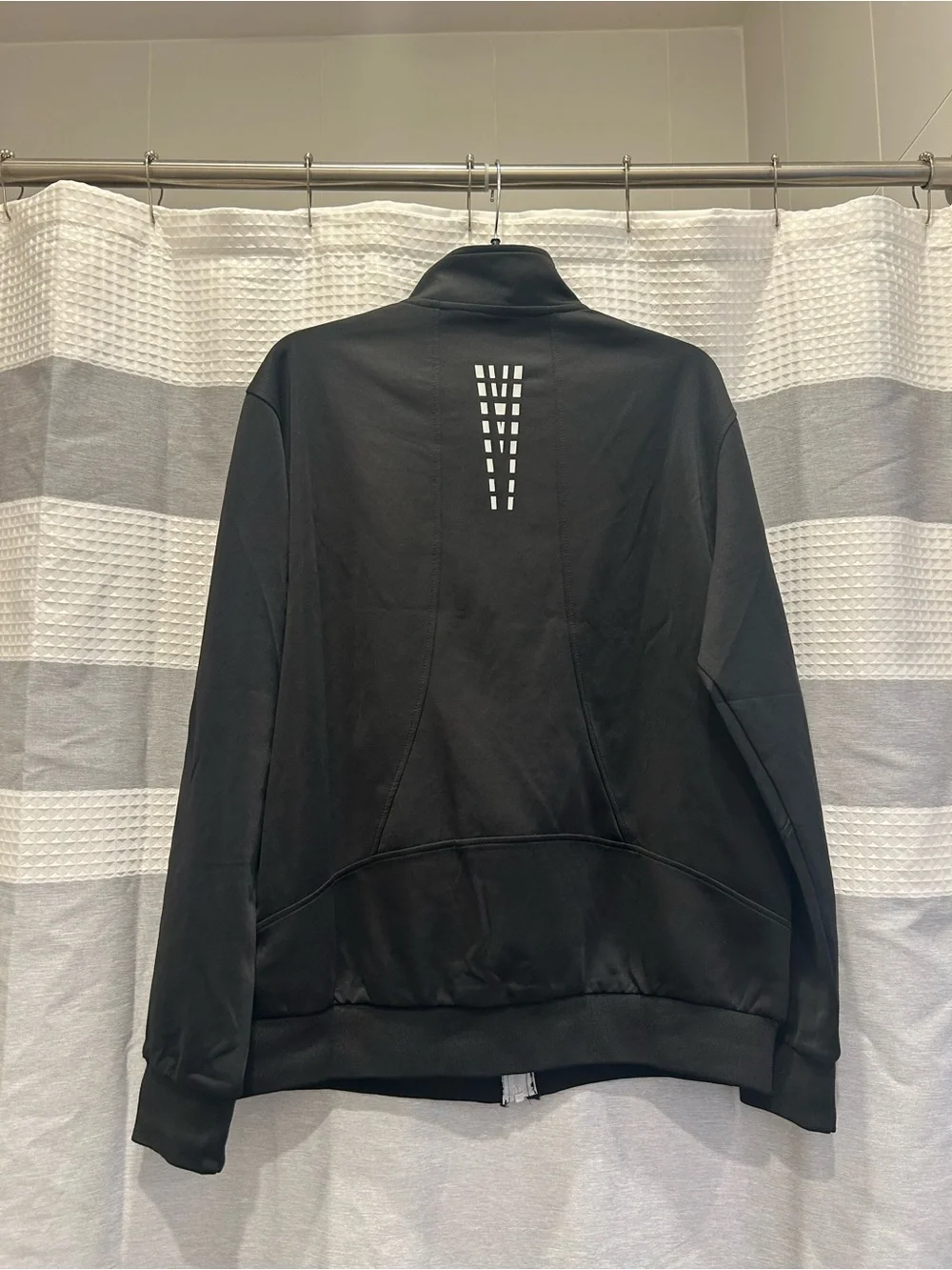 OutdoorSports Black 2 Piece Track Suit Set with Full Zip Jacket & Pants Size M